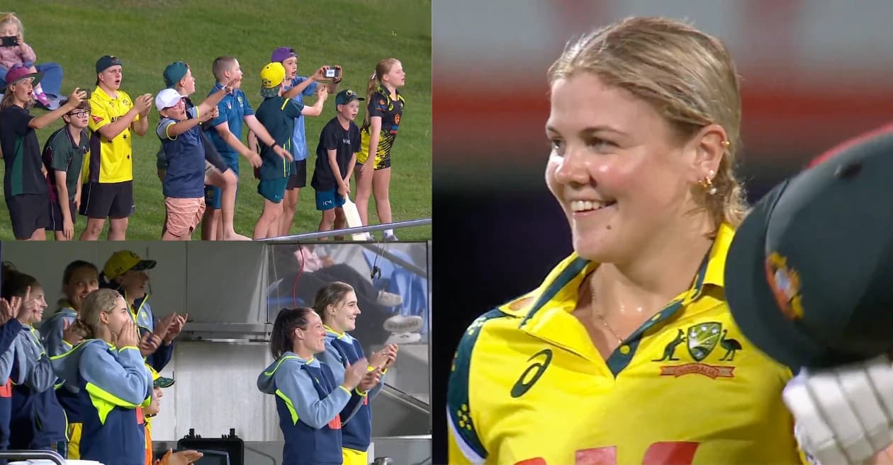 WATCH: Georgia Voll receives standing ovation at Bellerive Oval; Australia seals the ODI series against India