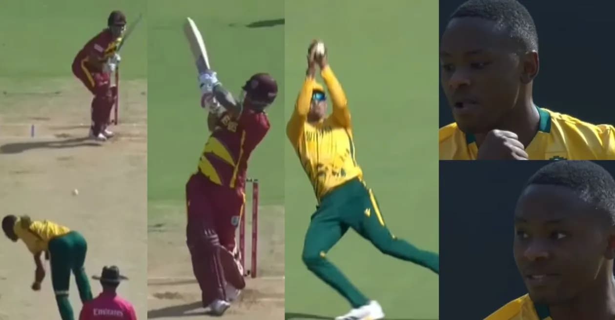 WATCH: Keshav Maharaj plucks a screamer to remove Shimron Hetmyer during T20 World Cup 2026 Super 8 encounter