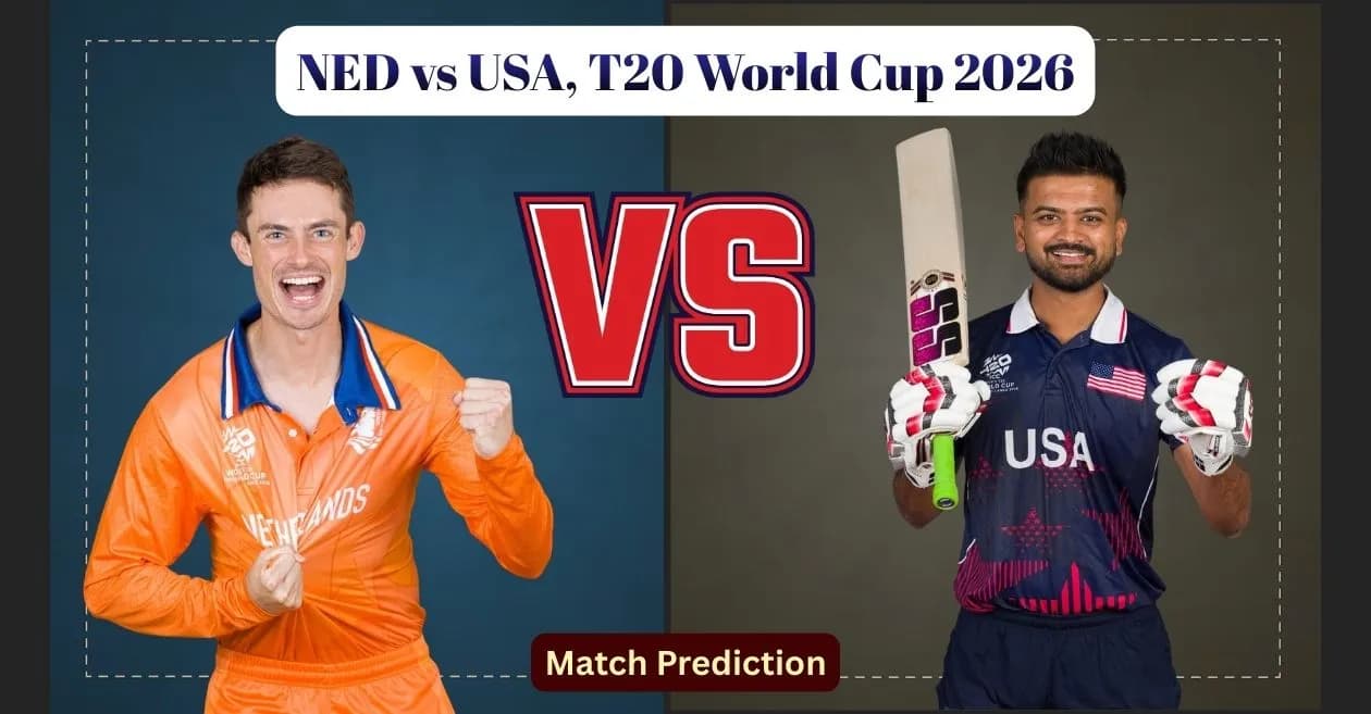 NED vs USA, T20 World Cup 2026 Match Prediction: Who will win today’s game between Netherlands and USA?