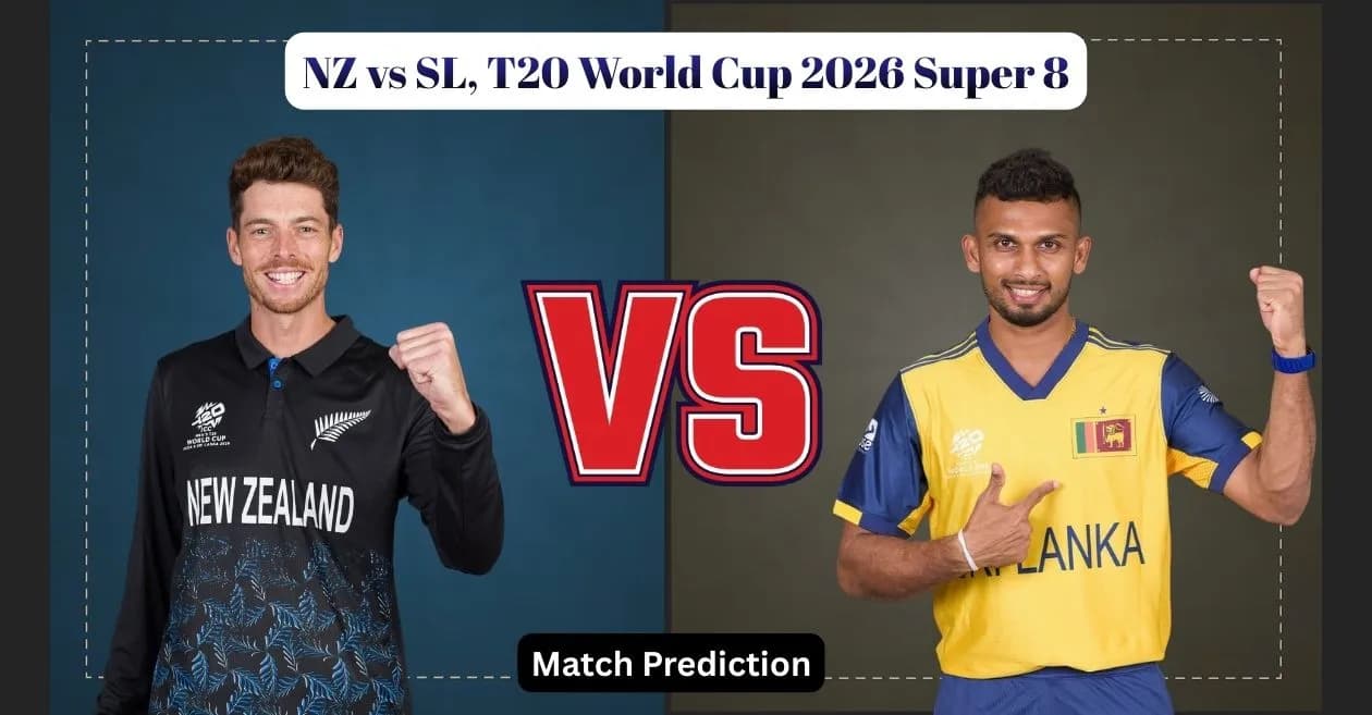 NZ vs SL, T20 World Cup 2026 Super 8 Match Prediction: Who will win today’s game between New Zealand and Sri Lanka?