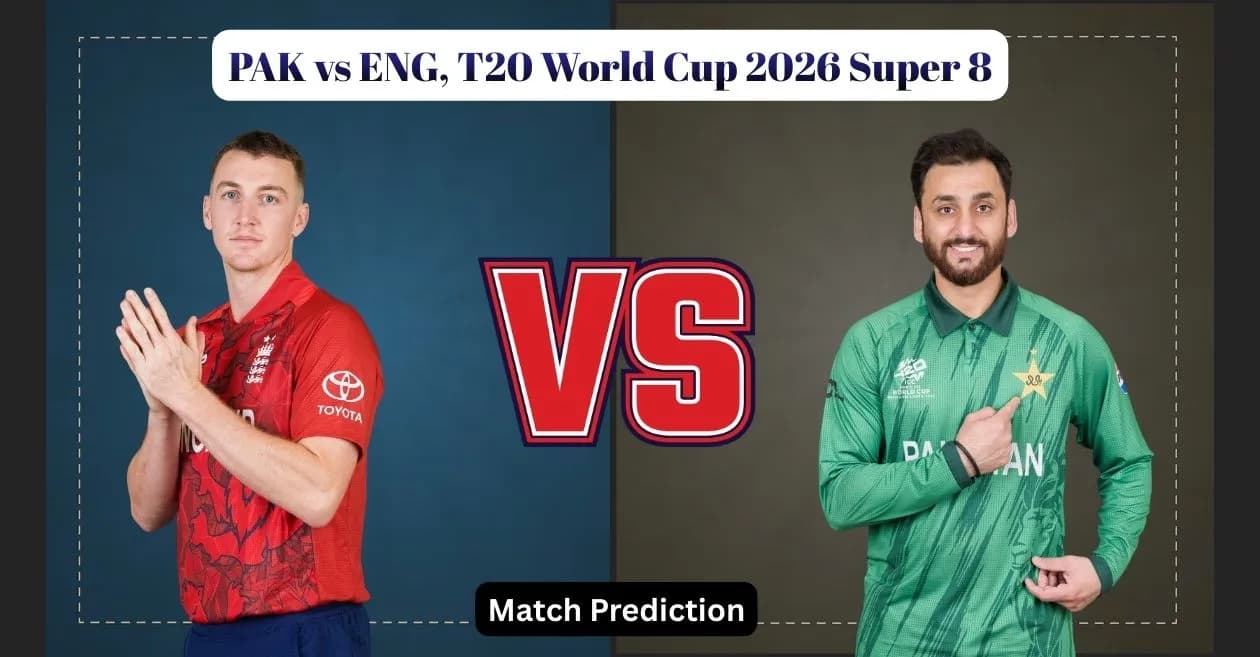 PAK vs ENG, T20 World Cup 2026 Super 8 Match Prediction: Who will win today’s game between Pakistan and England?