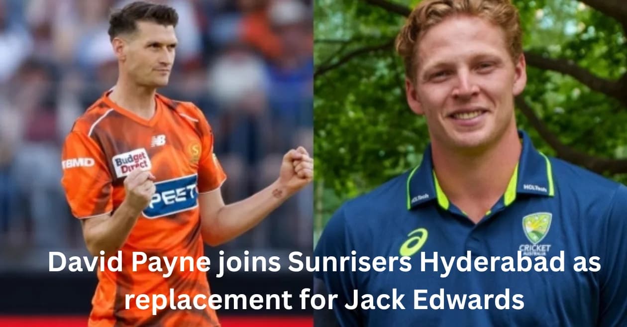 Meet David Payne: Veteran England left-armer stepping in as Jack Edwards’ replacement for Sunrisers Hyderabad in IPL 2026