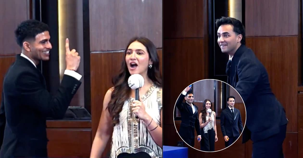 WATCH: Shubman Gill trolls Abhishek Sharma and SRH in fun segment with Sahiba Bali