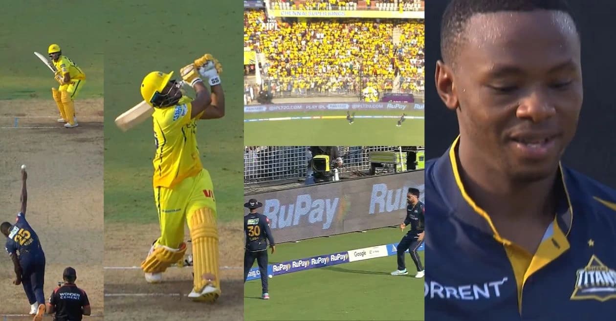 IPL 2026 : Comedy of errors as Rashid Khan, Manav Suthar botch an easy catch at the ropes in CSK vs GT game