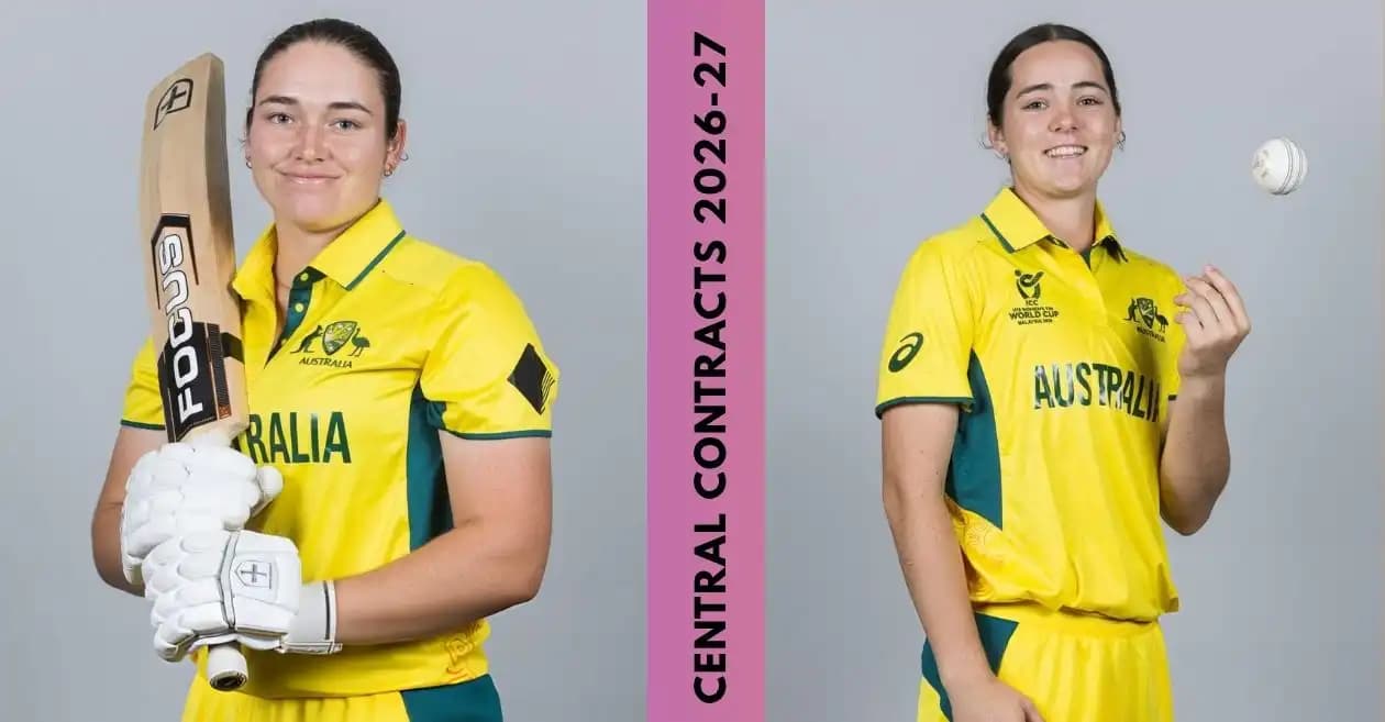 Cricket Australia unveils 2026-27 central contracts as Chloe Ainsworth and Lucy Hamilton earn maiden deals