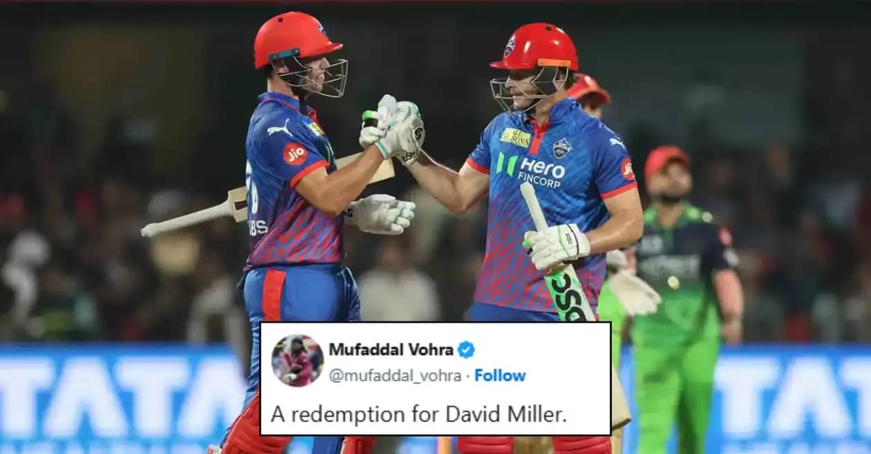 Fans go wild as David Miller’s finishing heroics seal dramatic win for DC in last-over thriller against RCB at IPL 2026