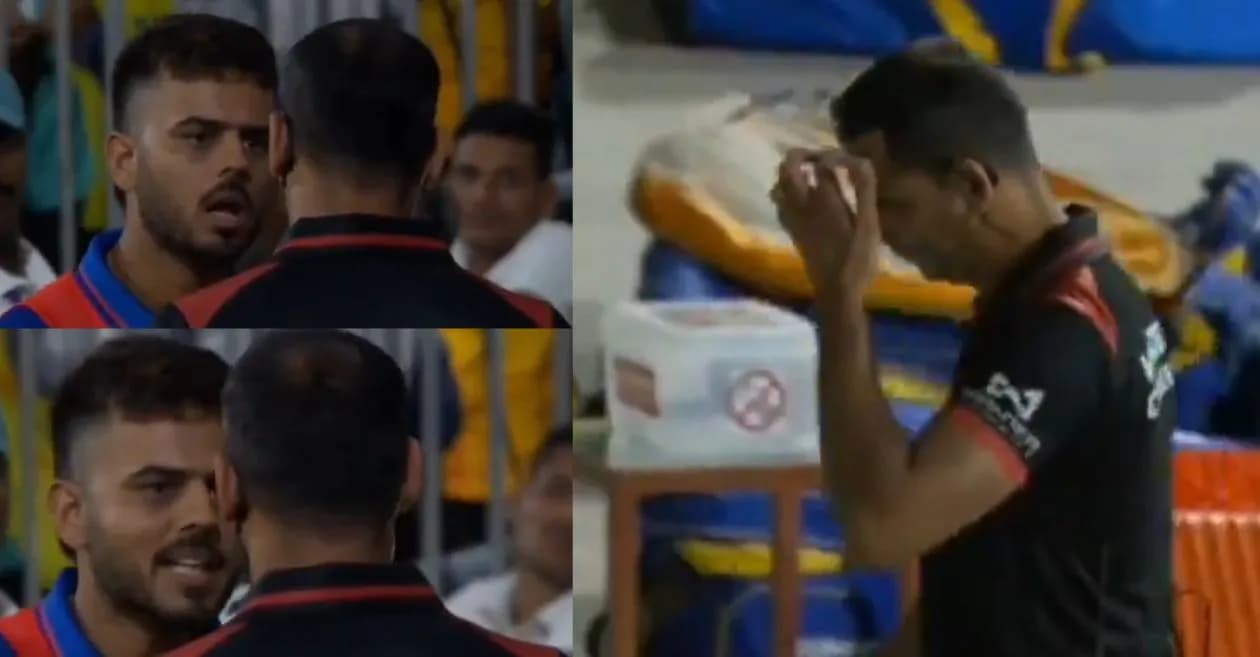IPL 2026 : Nitish Rana loses cool at umpire following glove-change denial to Tristan Stubbs in CSK vs DC game