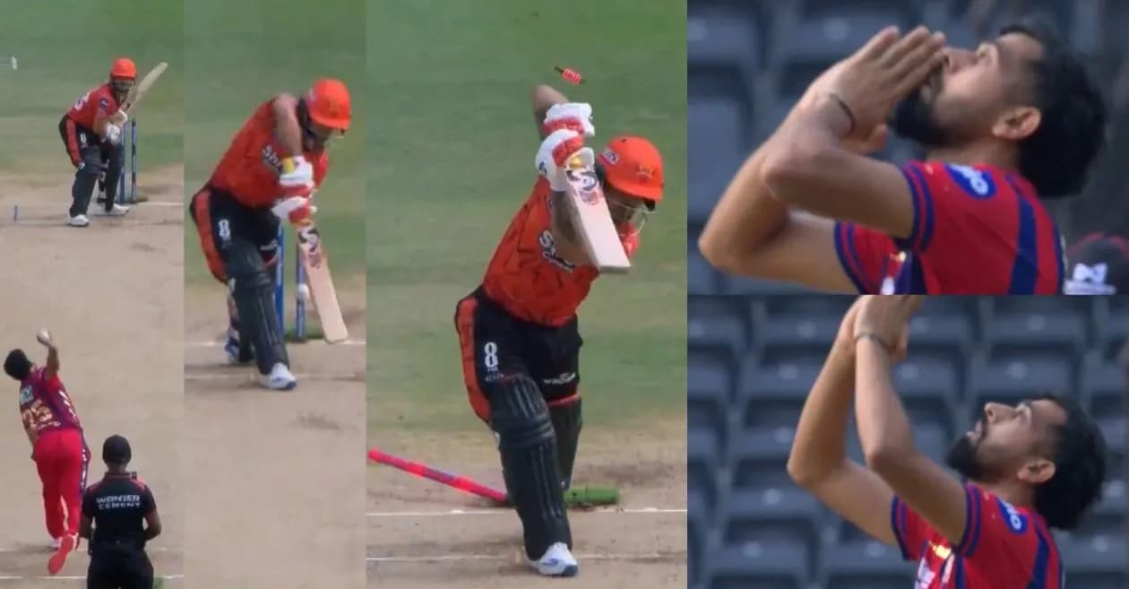 IPL : Prince Yadav uproots Ishan Kishan with an absolute jafa during SRH vs LSG game