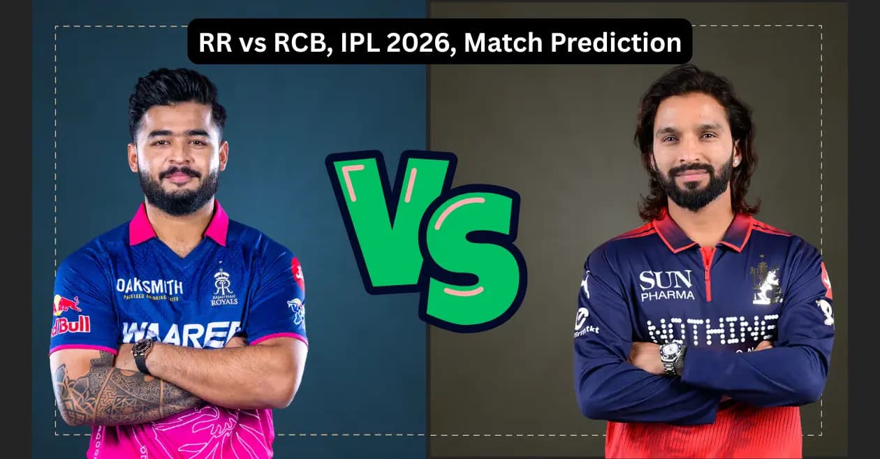 RR vs RCB, IPL 2026, Match Prediction: Who will win today’s game between Rajasthan Royals and Royal Challengers Bengaluru?