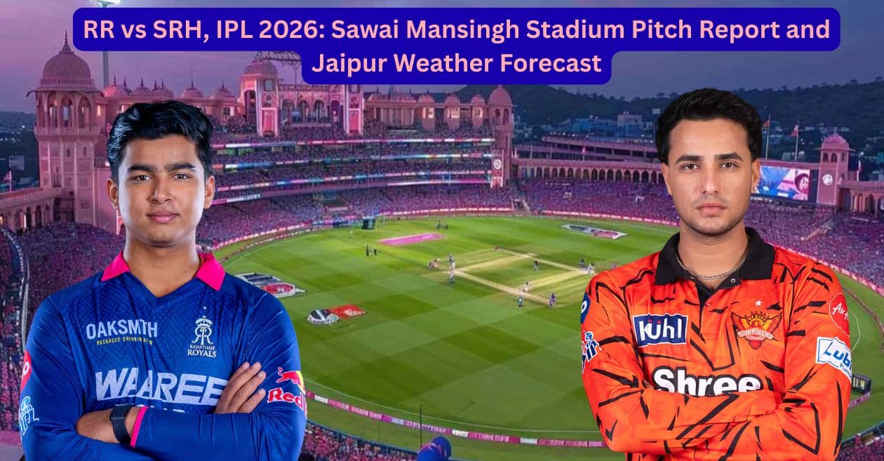RR vs SRH, IPL 2026: Sawai Mansingh Stadium Pitch Report and Jaipur Weather Forecast