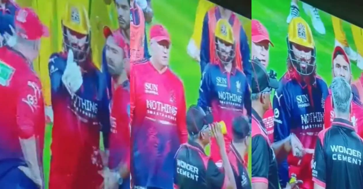 IPL 2026 : Rajat Patidar loses his cool at umpire after bizarre moment during strategic timeout in RCB vs CSK game