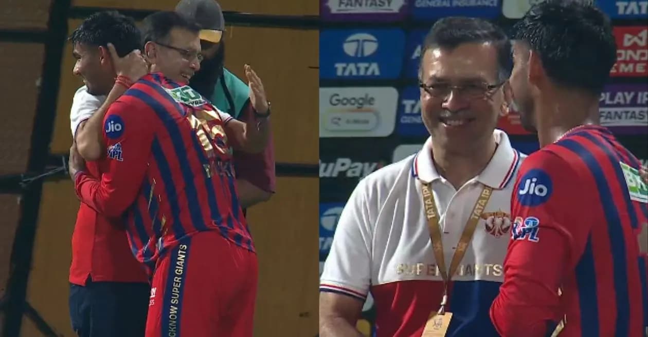 IPL 2026 : Sanjiv Goenka shares a heartwarming fatherly moment with LSG’s rising star Mukul Choudhary after KKR showdown