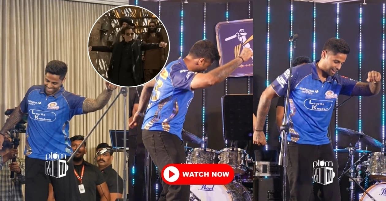 WATCH: Suryakumar Yadav nails Akshaye Khanna’s viral ‘Dhurandhar’ dance steps ahead of MI vs DC clash