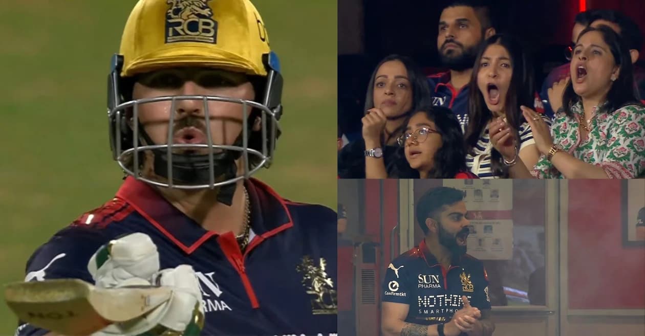 WATCH: Tim David wows Virat Kohli, Anushka Sharma with six-hitting storm; RCB hammer CSK in IPL 2026
