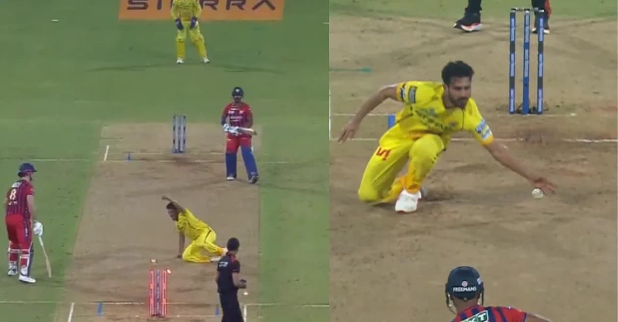 IPL 2026 : Mitchell Marsh suffers unlucky run-out after blistering knock during LSG vs CSK clash