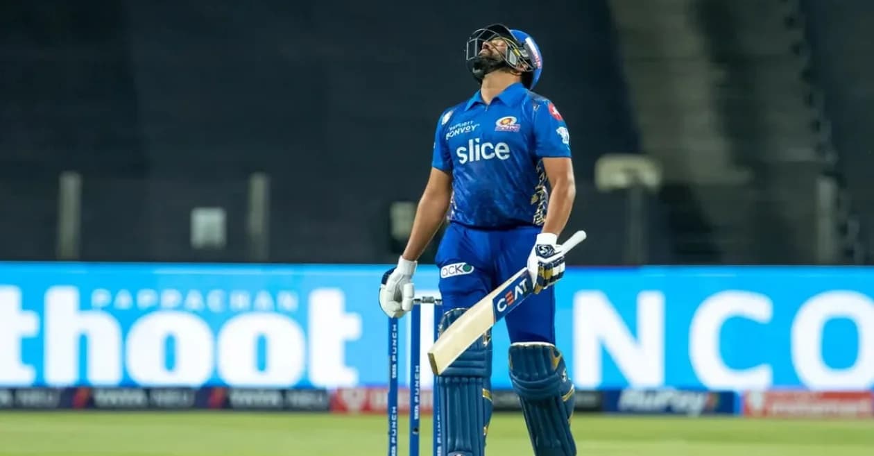 Rohit Sharma equals unwanted record during MI vs RR clash at IPL 2026