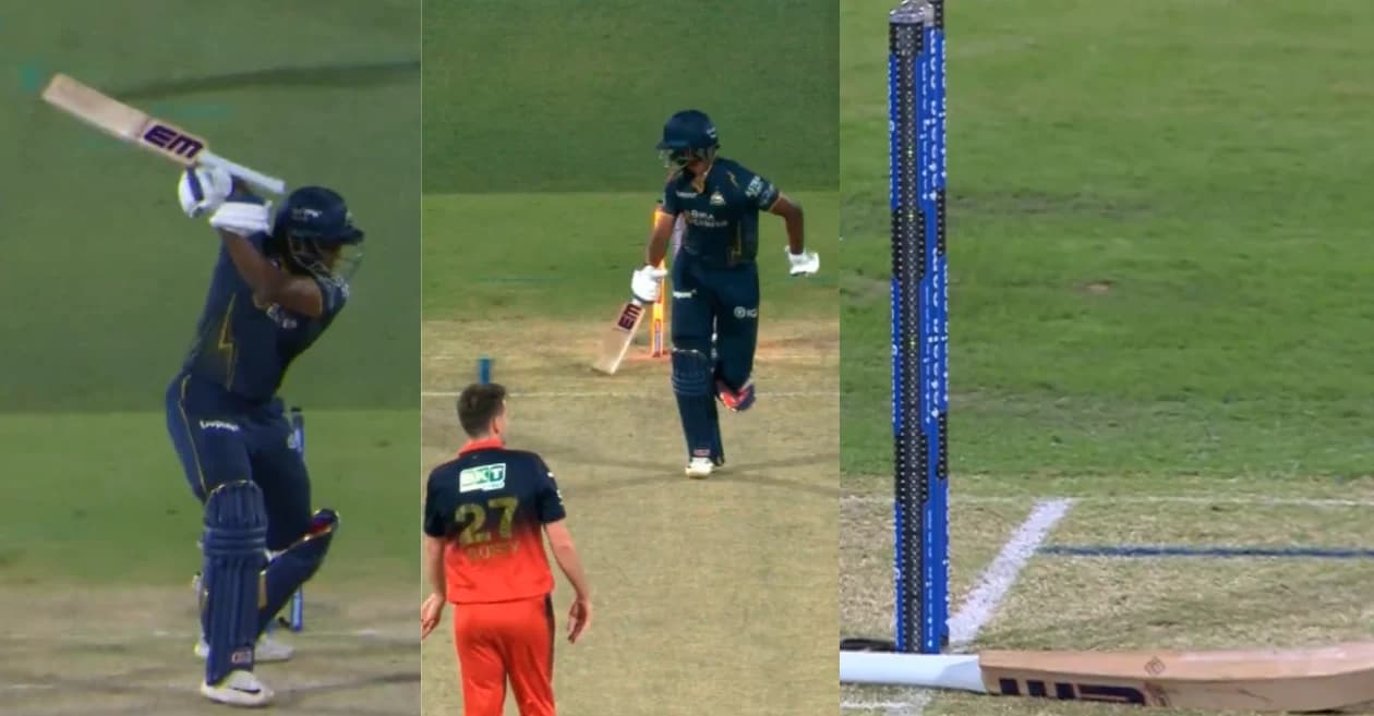 IPL 2026 : Sai Sudharsan suffers bizarre hit-wicket dismissal during GT vs RCB Qualifier 1
