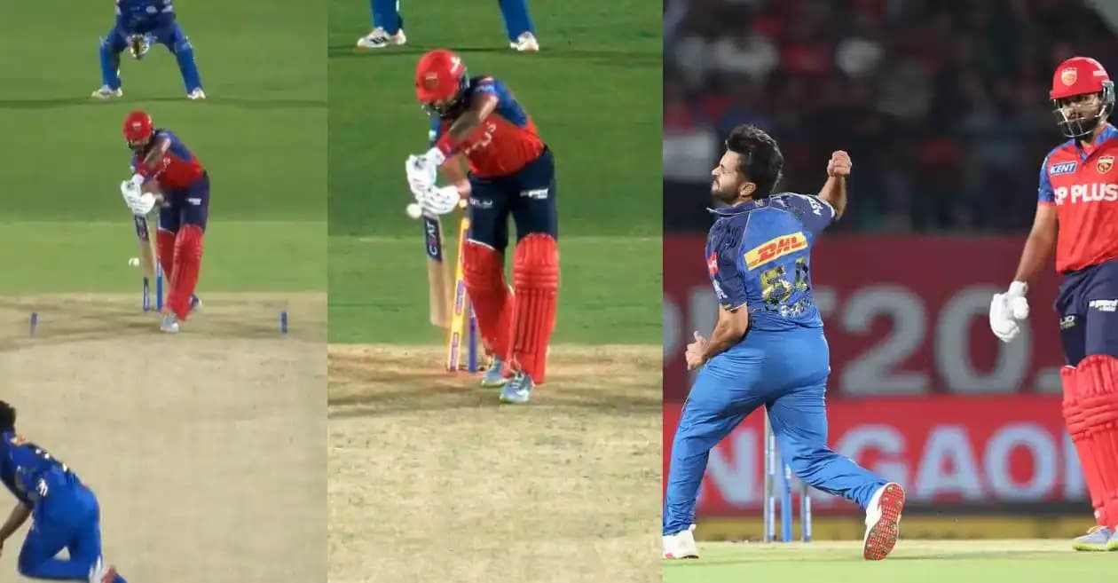 IPL 2026 : Shardul Thakur castles Shreyas Iyer with a peach in high-voltage PBKS vs MI clash