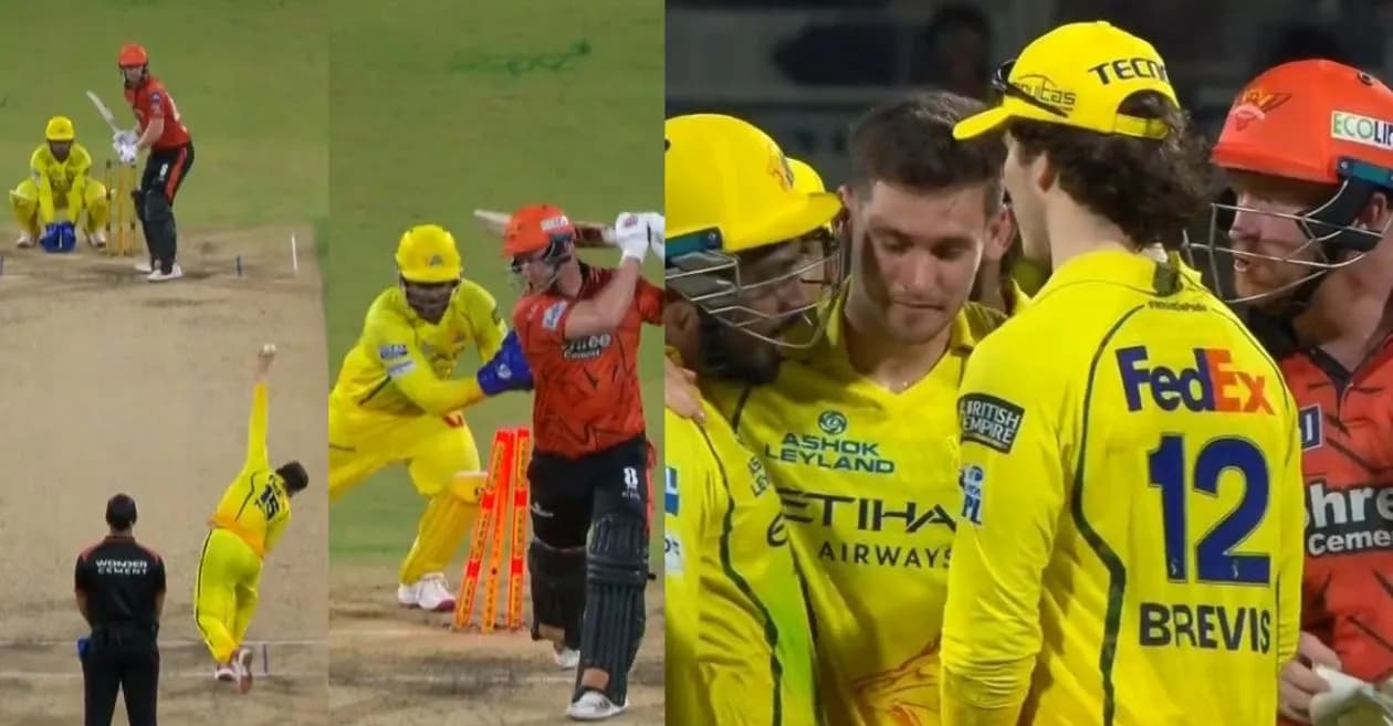 IPL 2026 : Tempers boil over after Sanju Samson channels his inner-MS Dhoni with a lightning stumping of Heinrich Klaasen during CSK vs SRH match