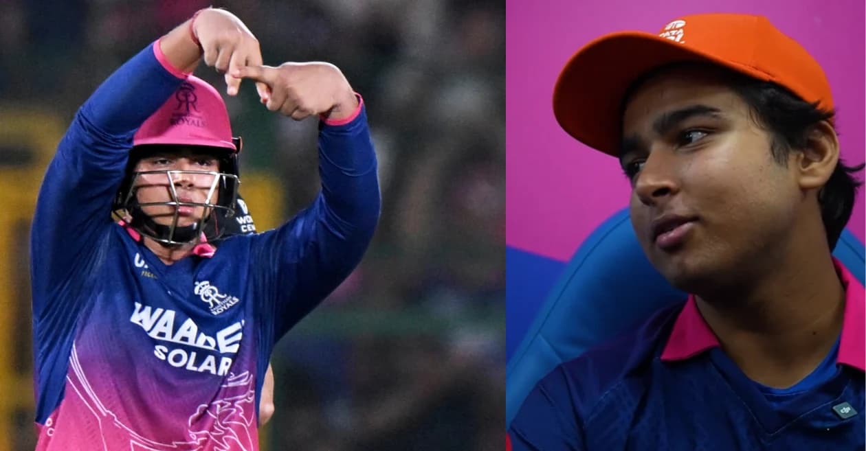 IPL 2026 : Vaibhav Suryavanshi reveals emotional story behind his viral celebration after RR’s win over LSG