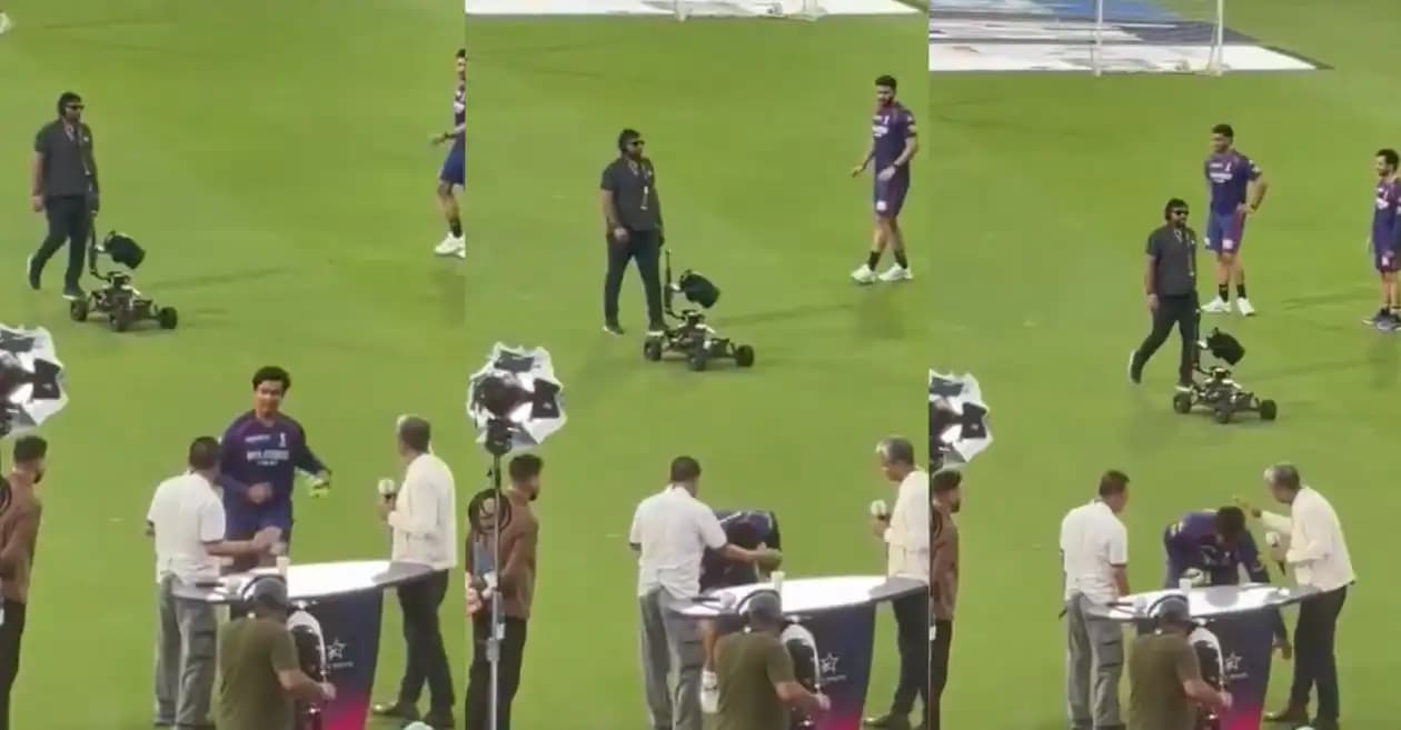WATCH: Vaibhav Suryavanshi touch Sunil Gavaskar and Sanjay Bangar’s feet before batting heroics in IPL 2026 Eliminator