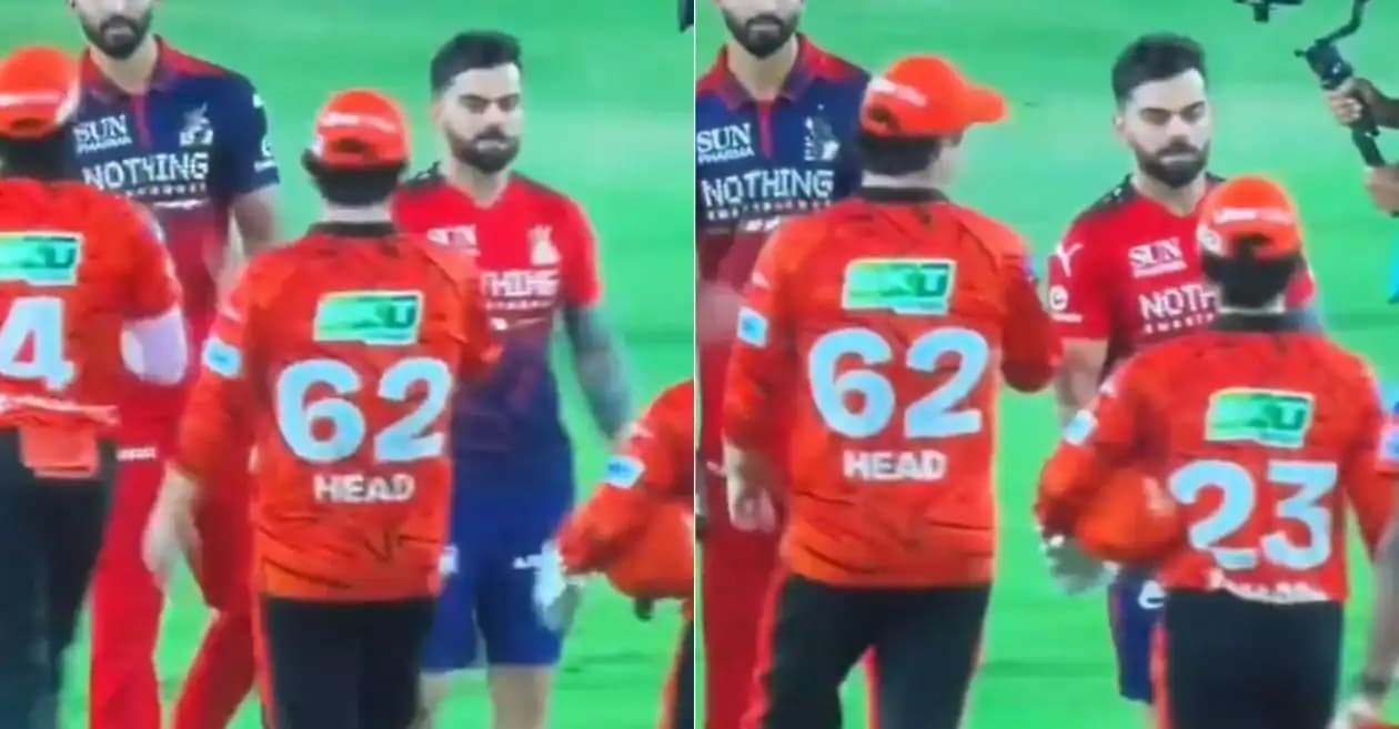 WATCH: Virat Kohli ignores handshake with Travis Head following SRH vs RCB clash in IPL 2026
