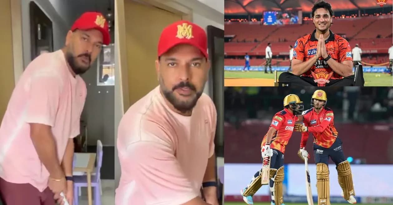 IPL 2026 : “Shameless!”- Yuvraj Singh pokes fun at Abhishek Sharma, Prabhsimran Singh and Priyansh Arya ahead of PBKS vs SRH game