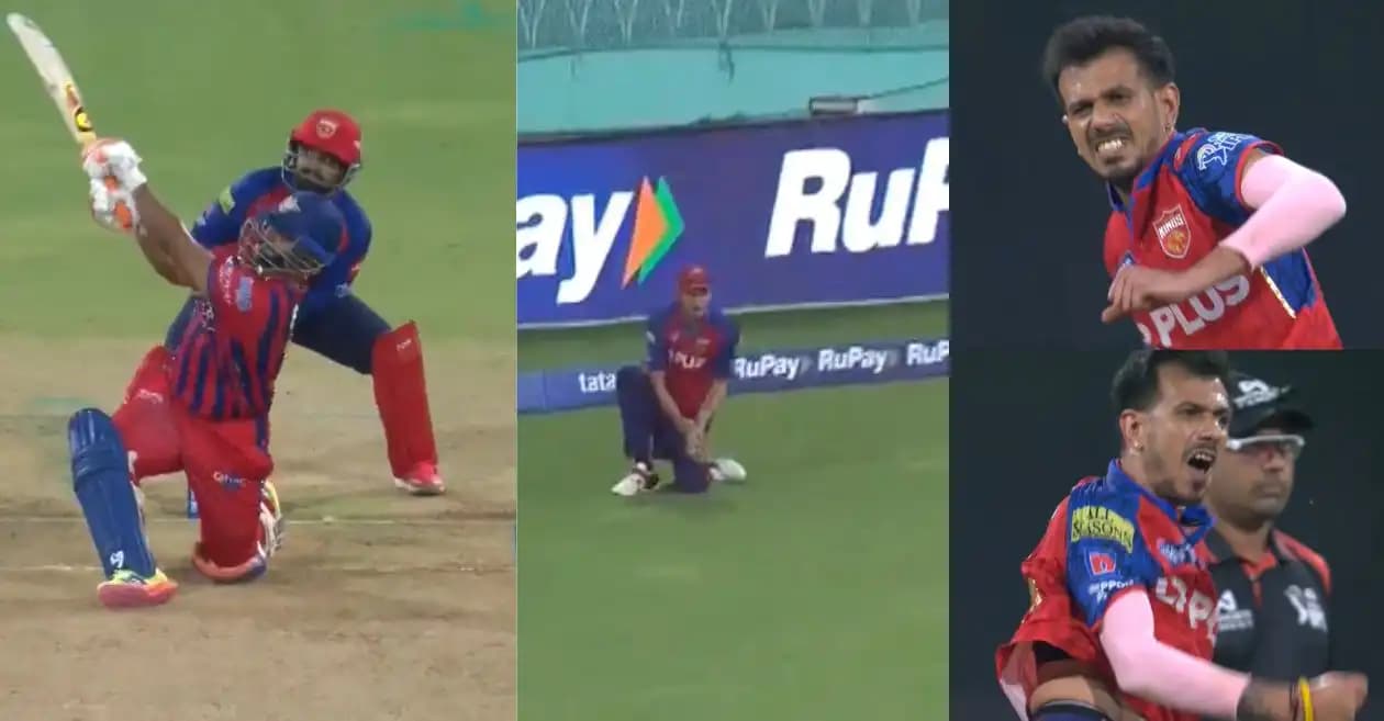WATCH: Yuzvendra Chahal gets pumped up after removing Rishabh Pant during LSG vs PBKS IPL 2026 clash