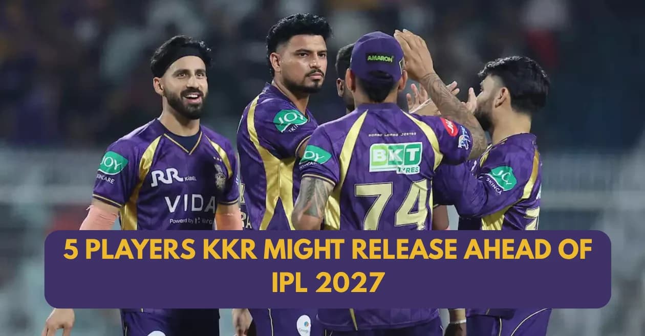 5 players Kolkata Knight Riders might release ahead of IPL 2027
