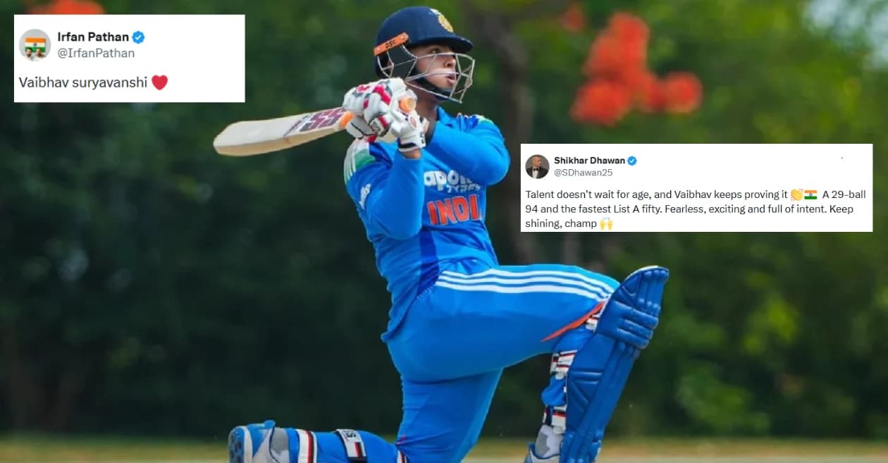 Fans erupt as Vaibhav Suryavanshi smashes fastest List A fifty to power India A to tri-series title