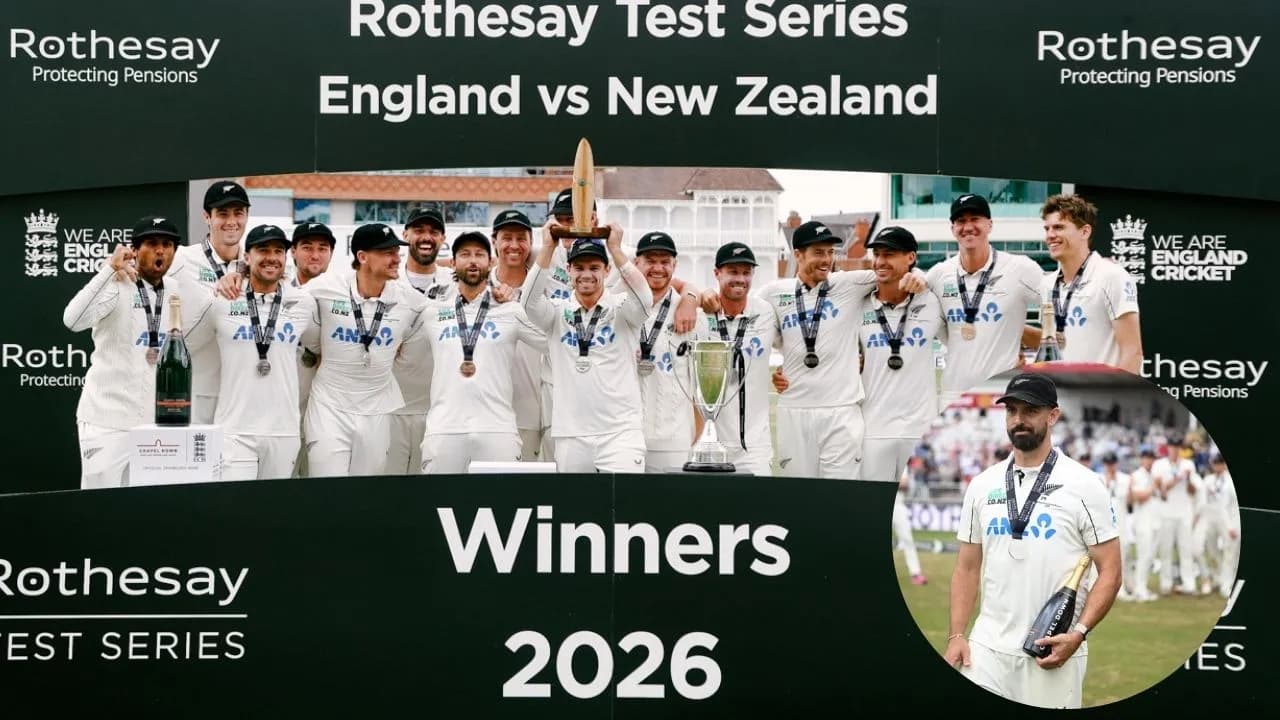 Fans go berserk as Daryl Mitchell’s brilliant century powers New Zealand to emphatic series win over England