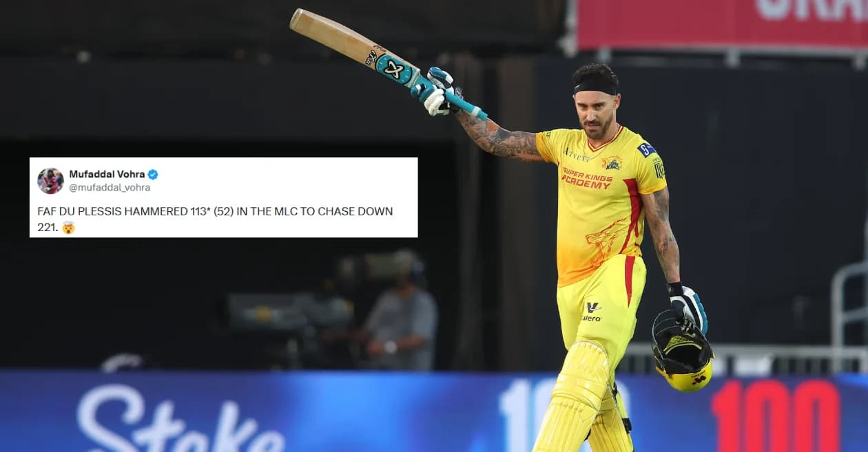 Fans go gaga as Faf du Plessis powers Texas Super Kings to record chase against Seattle Orcas in MLC 2026