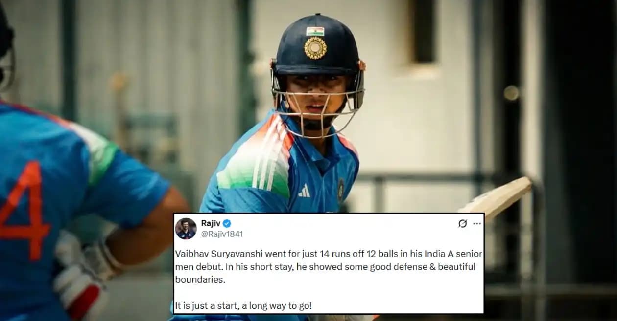 Fans rally behind Vaibhav Suryavanshi after promising start ends in heartbreak on India A debut