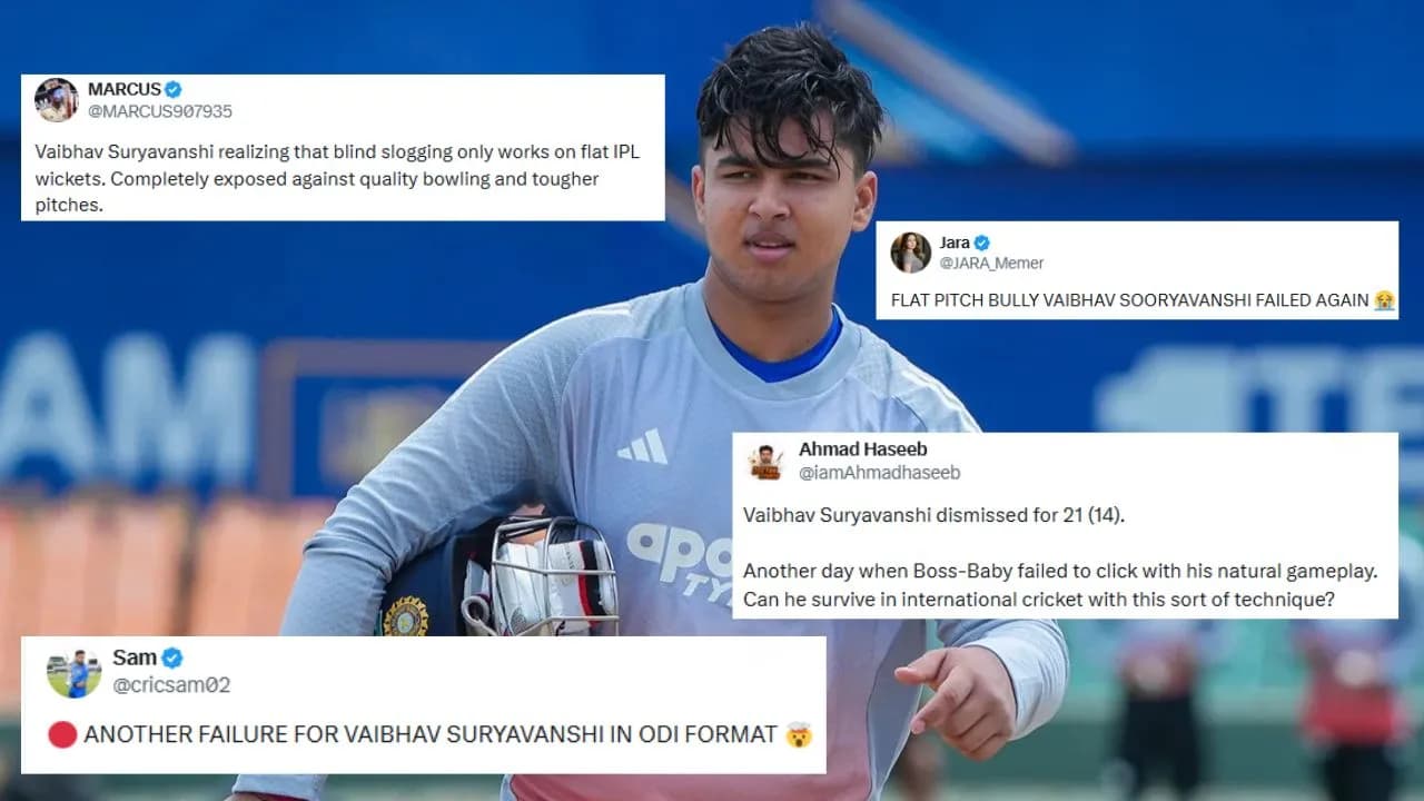 Fans slam Vaibhav Suryavanshi after disappointing outing in Sri Lanka A Team ODI Tri-Series match