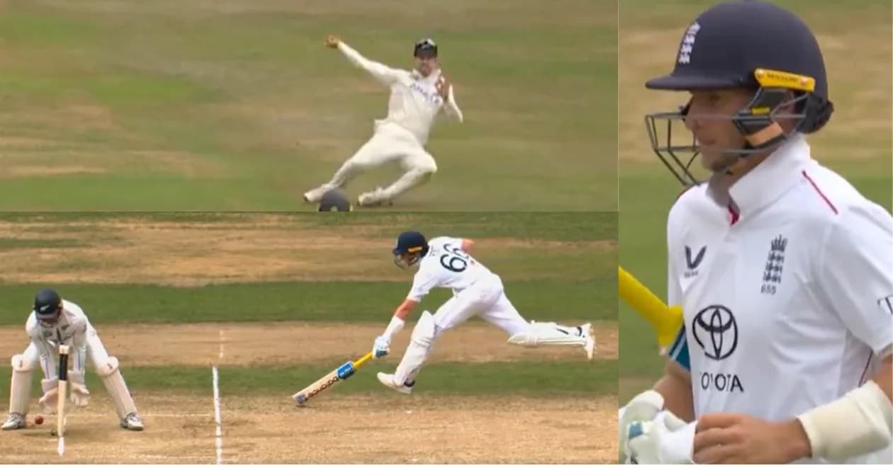 ENG vs NZ : Henry Nicholls’ direct hit sends Joe Root packing with stunning run out in 3rd Test