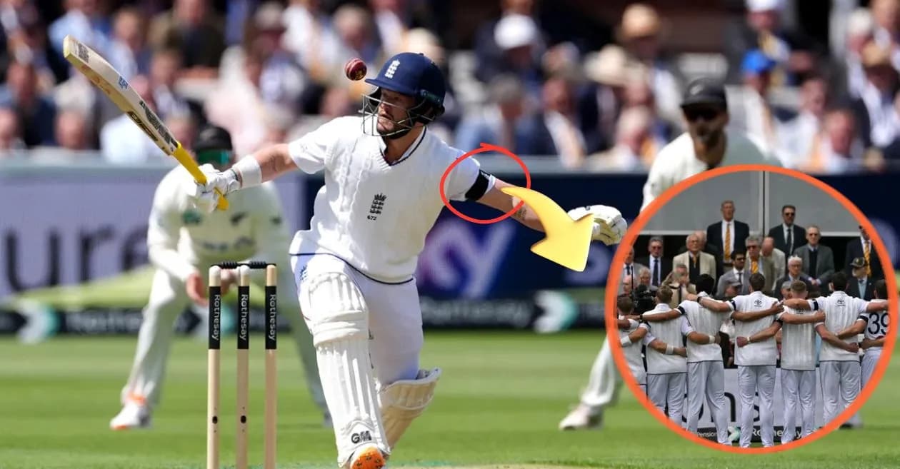 Here’s why England players are wearing black armbands against New Zealand on Day 1 of first Test