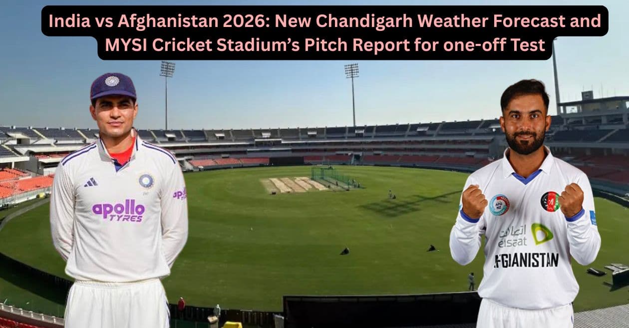 India vs Afghanistan 2026: New Chandigarh Weather Forecast and Maharaja Yadavindra Singh International Cricket Stadium’s Pitch Report for one-off Test