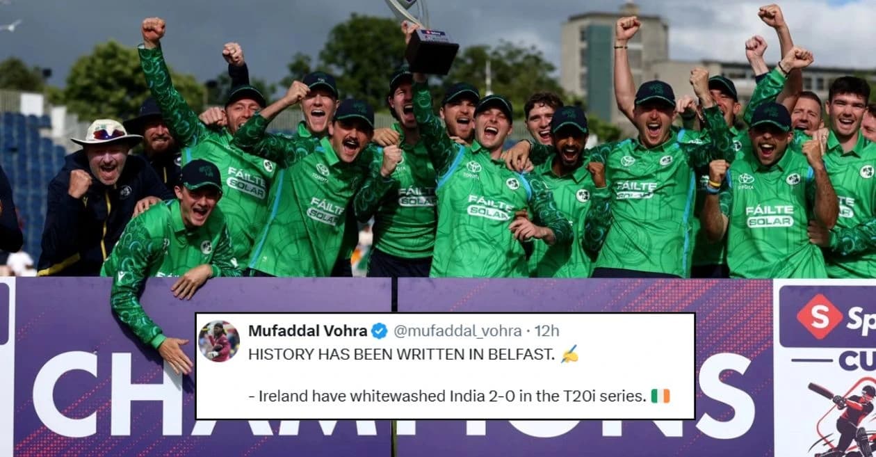 Fans go wild as Ireland seal historic series sweep after edging India by one run in 2nd T20I