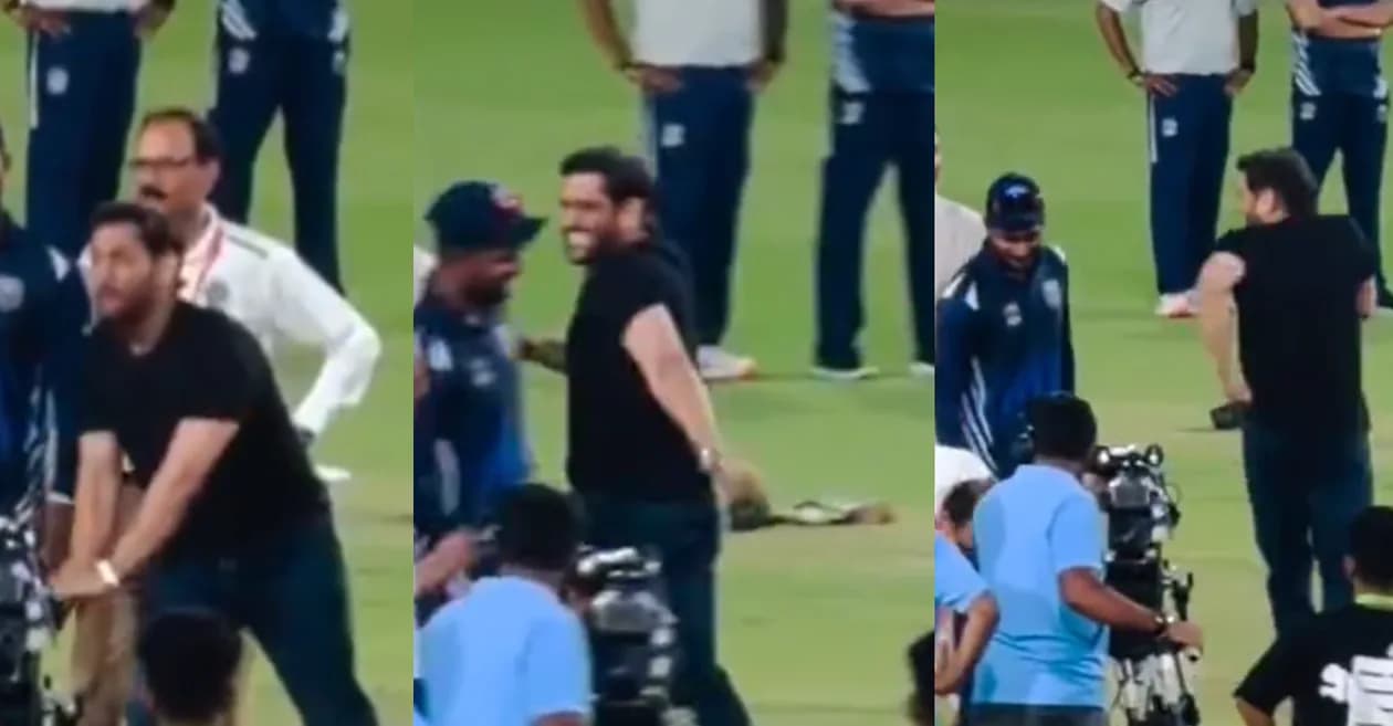 WATCH: MS Dhoni’s hilarious toss moment goes viral at Jharkhand T20 League opener