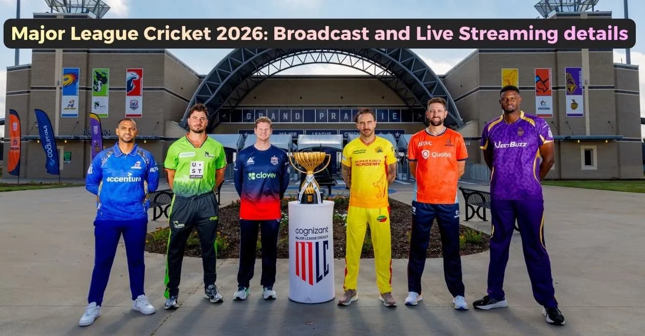 Major League Cricket 2026: Broadcast and Live Streaming details – When & Where to watch in India, US, UK & other countries