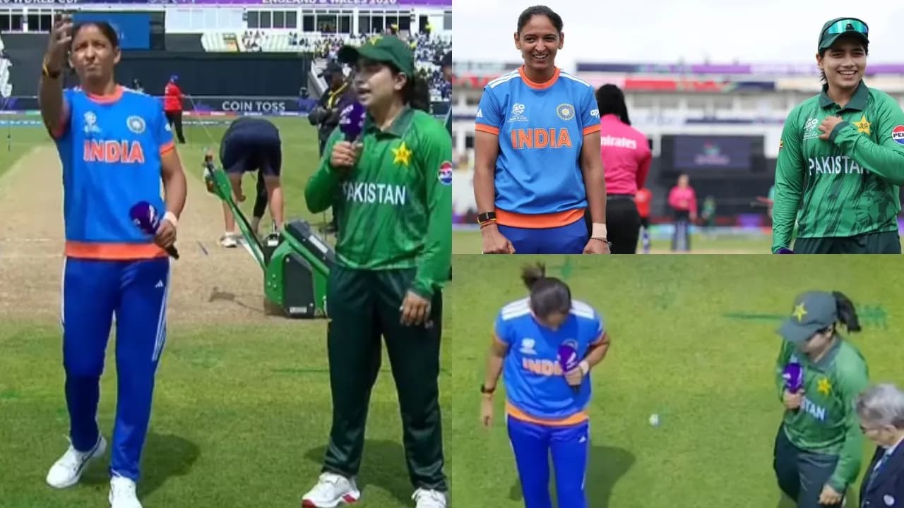 IND vs PAK : No handshake streak continues as Harmanpreet Kaur avoids greeting Fatima Sana in Women’s T20 World Cup 2026 clash