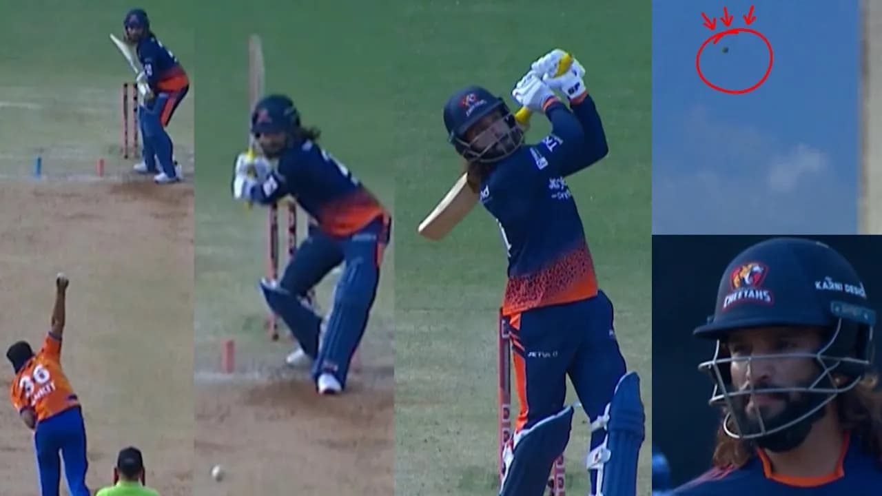WATCH: Rajat Patidar smashes a colossal hit off Ankit Kushwaha that sails out of the Holkar Stadium in MPL 2026