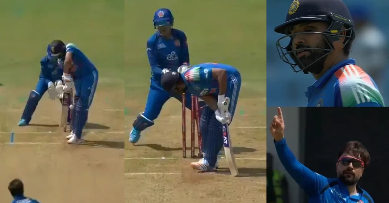 IND vs AFG : Rashid Khan castles Rohit Sharma with a trademark googly in 2nd ODI