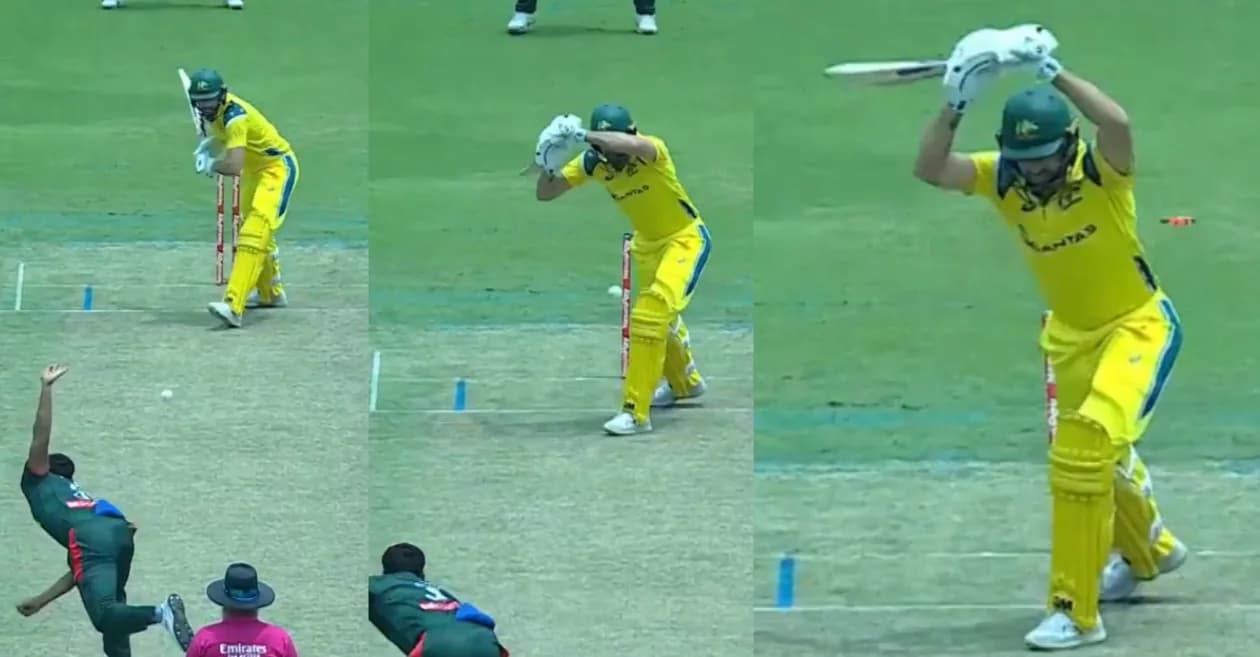 BAN vs AUS : Taskin Ahmed castles Matthew Short with a beauty in the second ODI