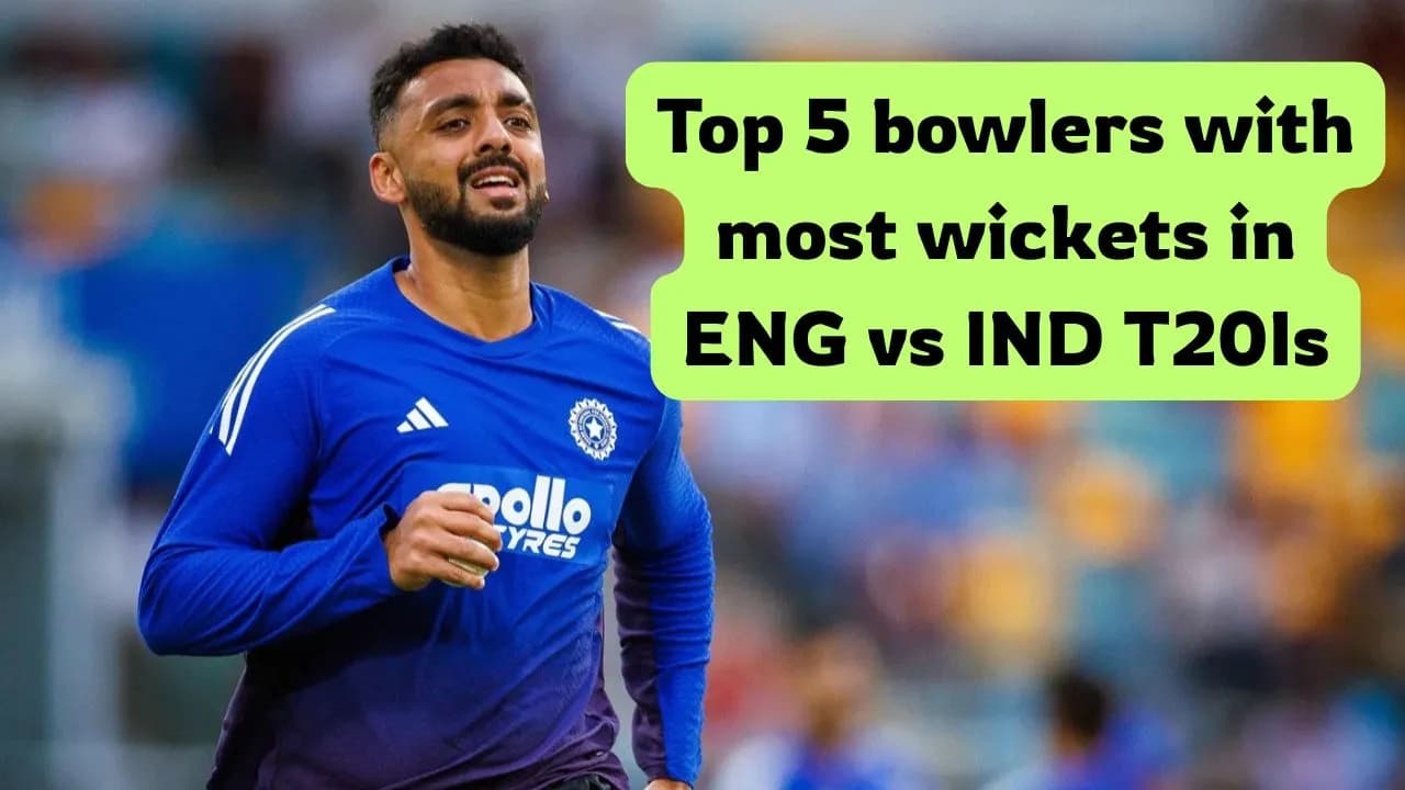 Top 5 bowlers with most wickets in ENG vs IND T20Is ft. Varun Chakravarthy