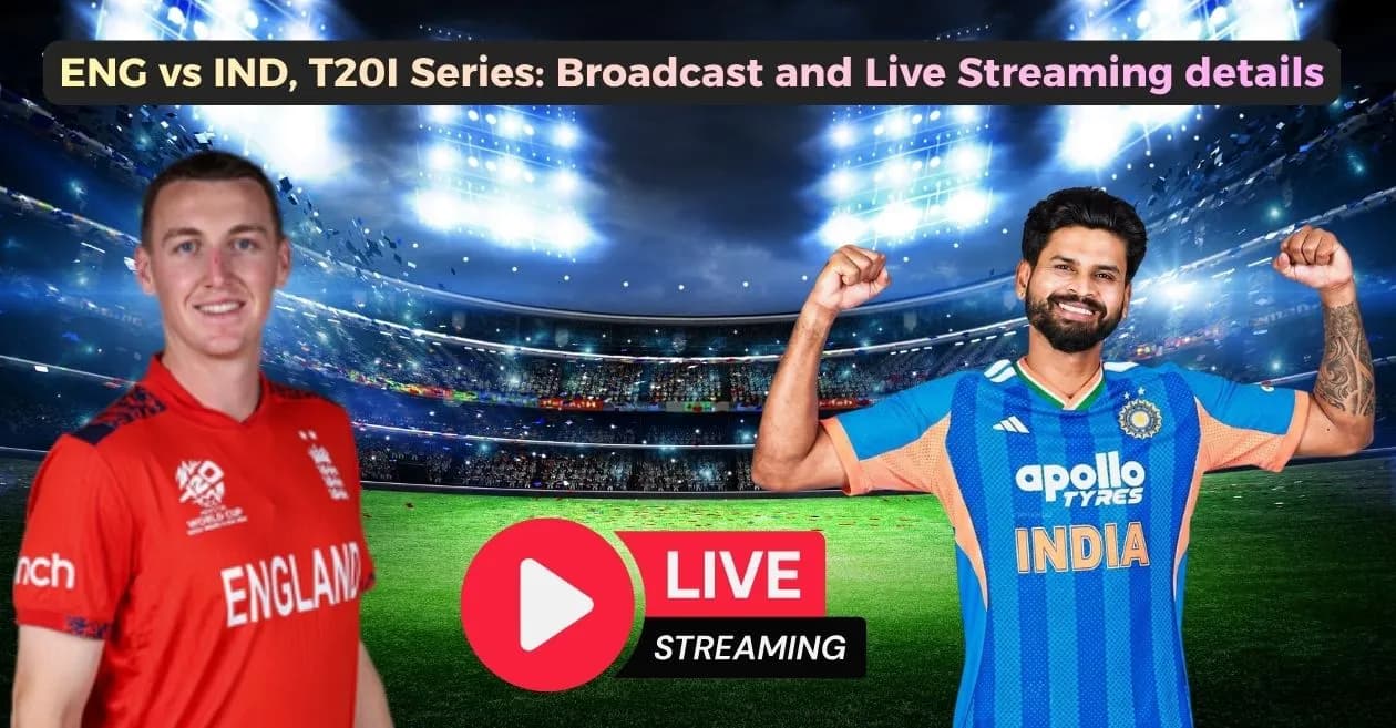 ENG vs IND, T20I Series: Broadcast and Live Streaming details – When & Where to watch in India, Pakistan, UK, USA & other countries