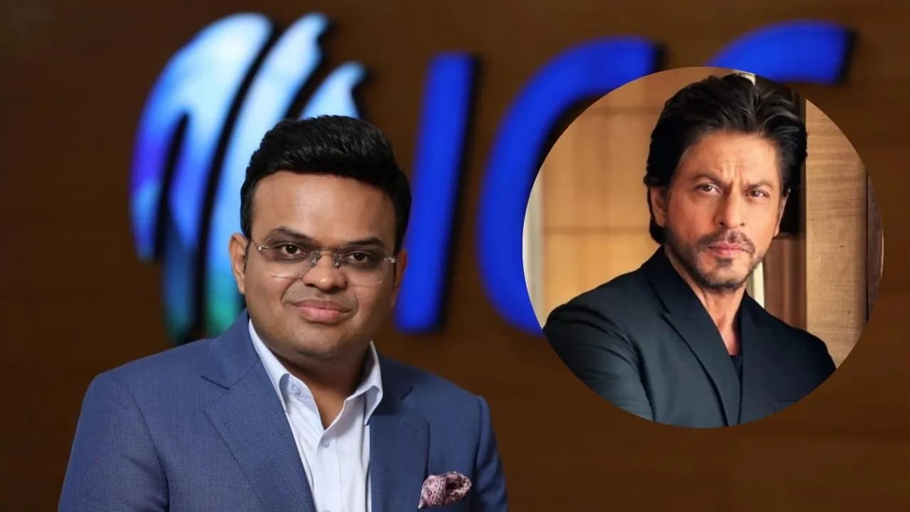 ICC chairman Jay Shah lauds KKR owner Shah Rukh Khan following the unveiling of the LA2028 cricket venue