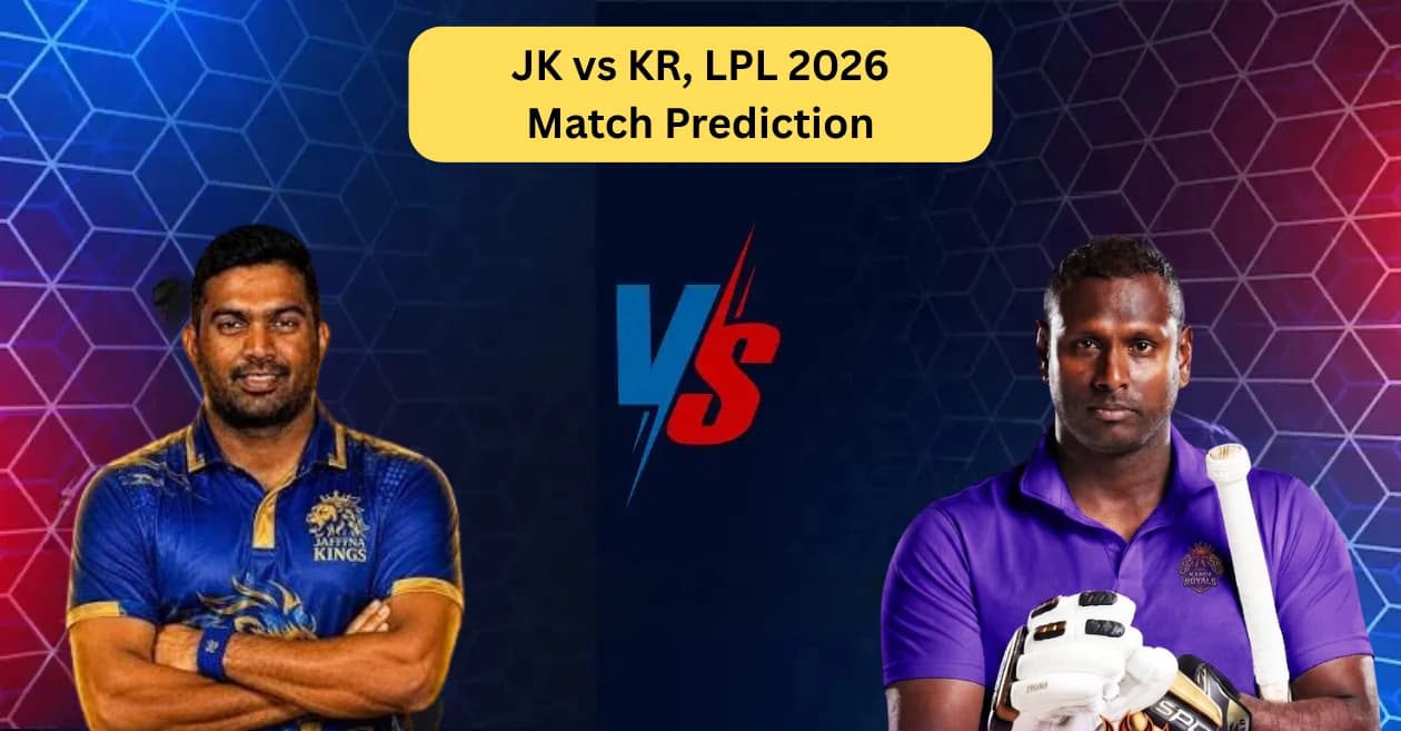 JK vs KR, LPL 2026, Match Prediction: Who will win today’s game between Jaffna Kings and Kandy Royals?
