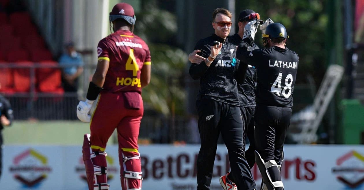 Jayden Lennox shines as New Zealand beat West Indies in the third ODI