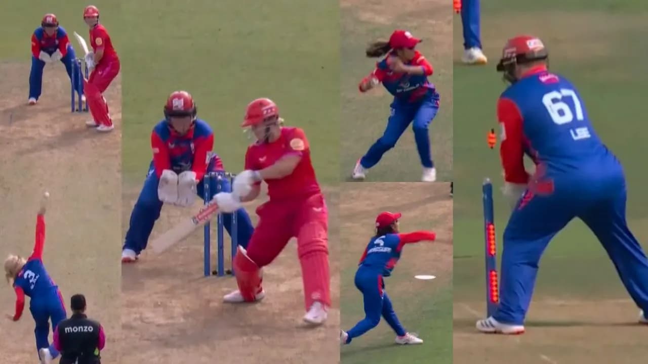 WATCH: Jemimah Rodrigues’ sharp throw dismisses Freya Kemp as SB-W cruise to a dominant win over WF-W in The Hundred Women’s 2026